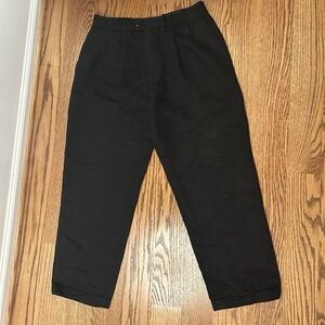 Andrew Fezza Black Mens Pants Size 34 * 30 Fits 32 / 28.5 Cuffed